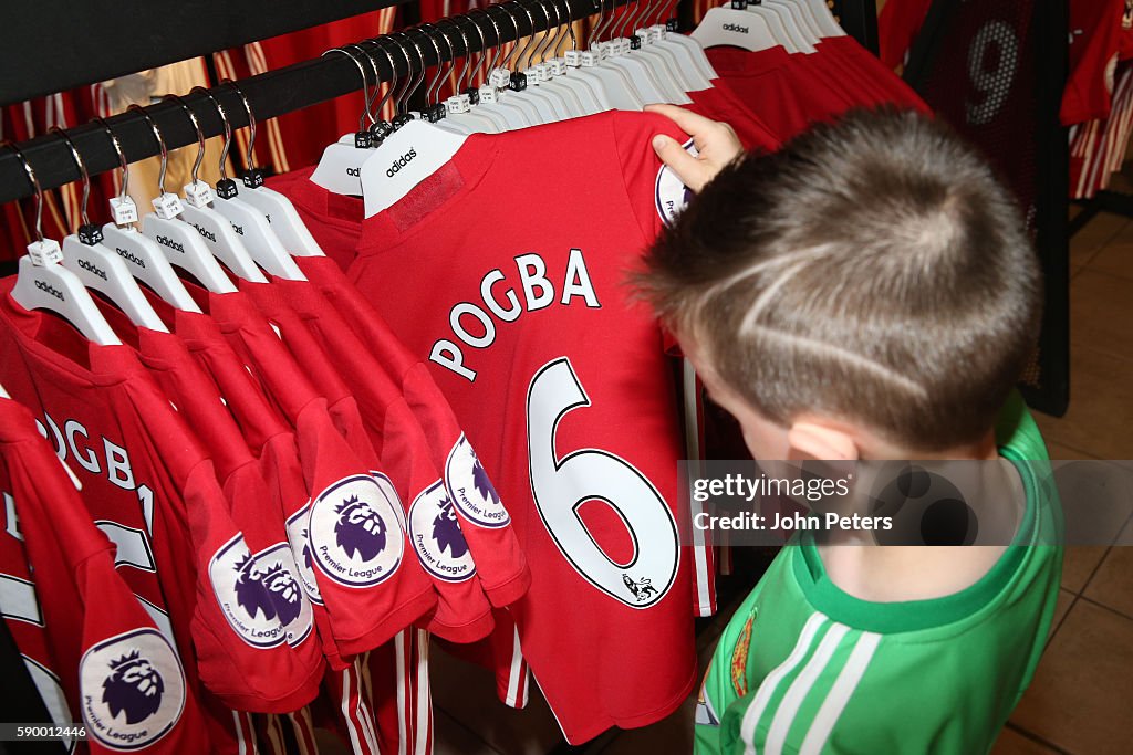 General Views of Manchester United's Megastore