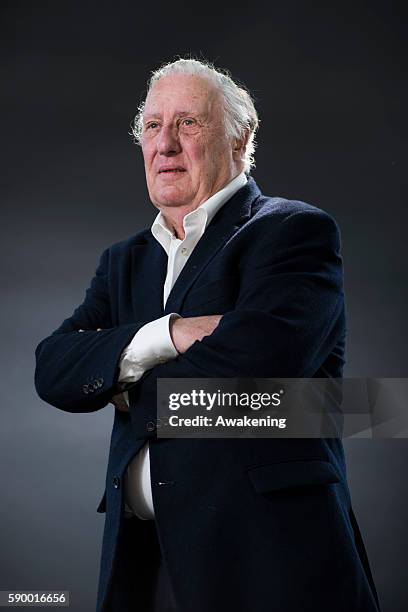 Frederick Forsyth attends the Edinburgh International Book Festival on August 16, 2016 in Edinburgh, Scotland. The Edinburgh International Book...