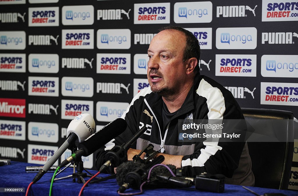 Newcastle United Training and Press Conference