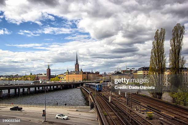 gamlastan station - stockholm metro stock pictures, royalty-free photos & images