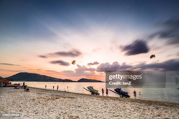 sunset view of the sea - puket fotografías e imágenes de stock