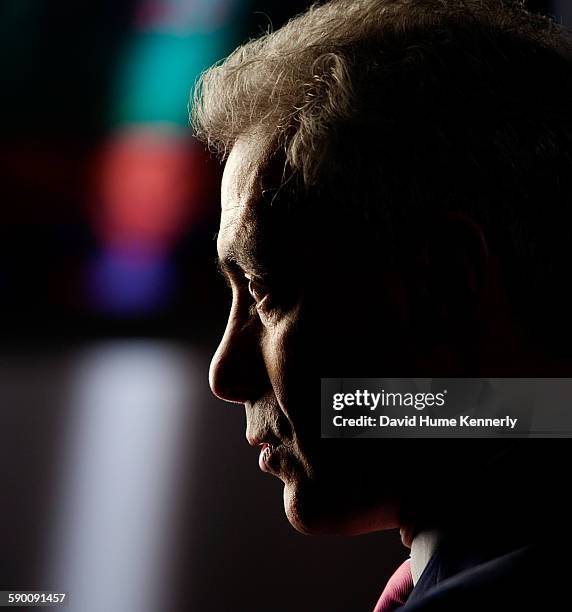 Chicago Mayor Rahm Emanuel at City Hall during his interview for 'The Presidents' Gatekeepers," about former White House Chiefs of Staff, October 28...