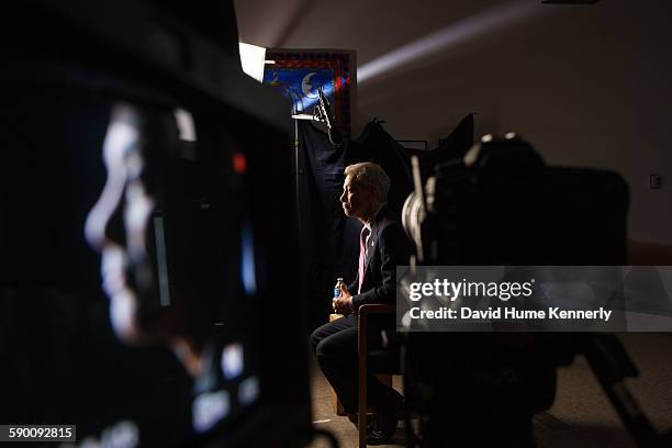 Chicago Mayor Rahm Emanuel at City Hall during his interview for 'The Presidents' Gatekeepers," about former White House Chiefs of Staff, October 28...