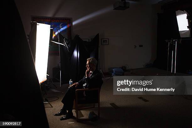 Chicago Mayor Rahm Emanuel at City Hall during his interview for 'The Presidents' Gatekeepers," about former White House Chiefs of Staff, October 28...