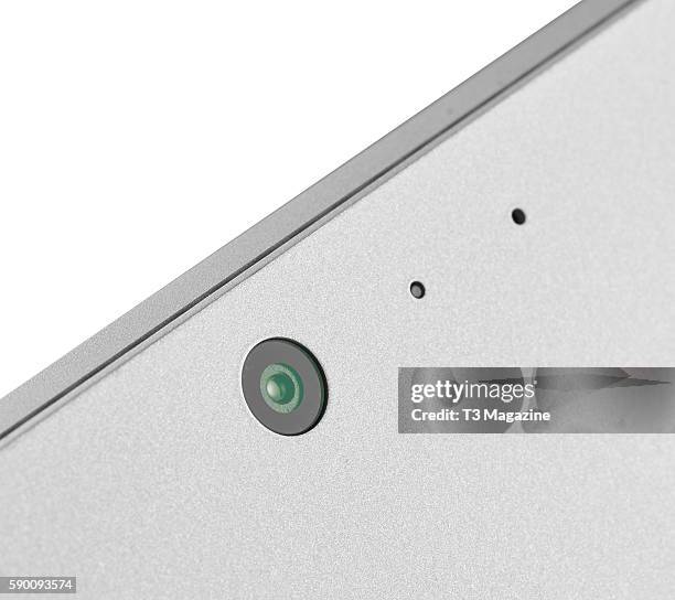 Detail of the 8.0 megapixel camera on a Microsoft Surface Pro 4 tablet, taken on December 14, 2015.