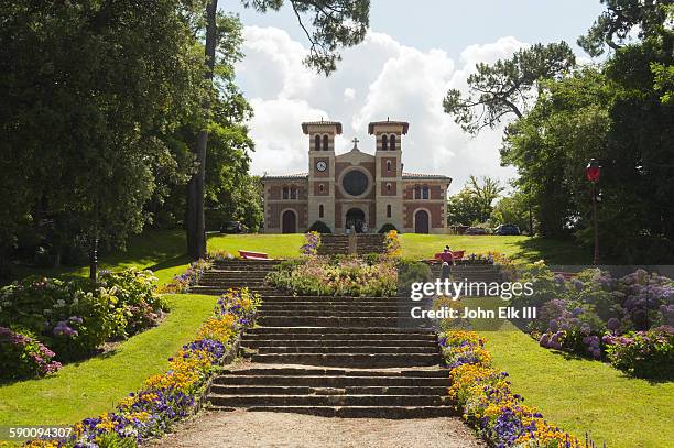 chapelle notre dame de passes de moulleau - arcachon stock-fotos und bilder