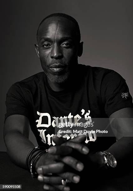 Actor Michael K. Williams is photographed for Back Stage on July 5, 2016 in New York City. COVER IMAGE.