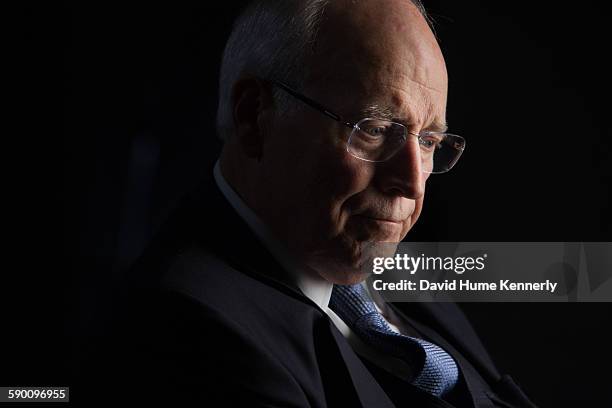 Former Vice President Dick Cheney is interviewed by executive producer Chris Whipple for 'The Presidents' Gatekeepers' project about White House...