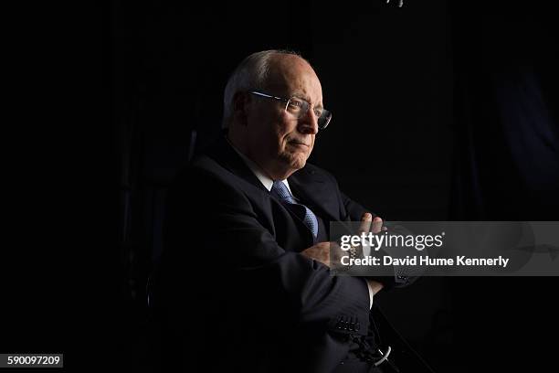 Former Vice President Dick Cheney is interviewed by executive producer Chris Whipple for 'The Presidents' Gatekeepers' project about White House...