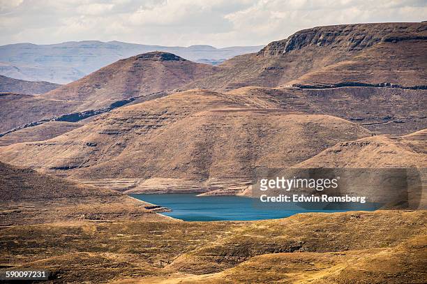 mohale lake - maseru stock pictures, royalty-free photos & images