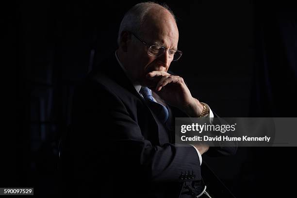 Former Vice President Dick Cheney is interviewed by executive producer Chris Whipple for 'The Presidents' Gatekeepers' project about White House...