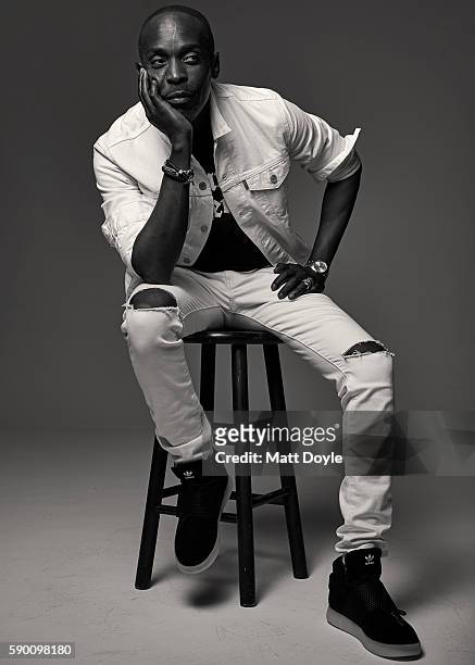 Actor Michael K. Williams is photographed for Back Stage on July 5, 2016 in New York City.