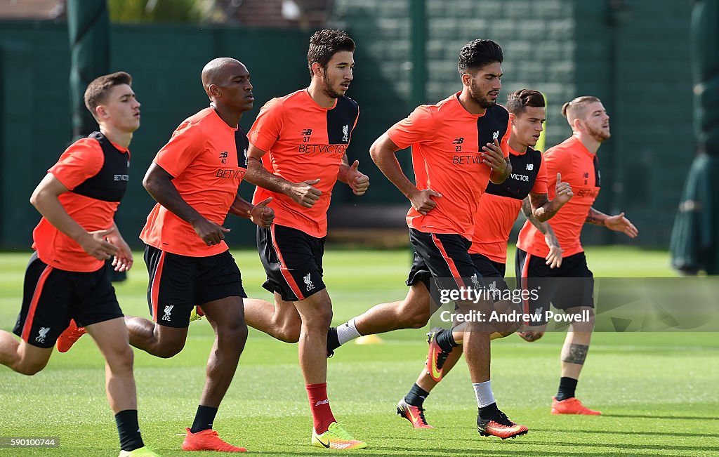 Liverpool FC Training Session