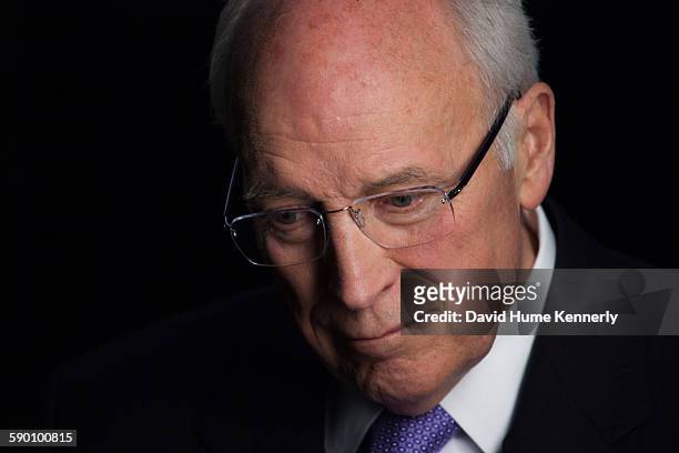 Former Vice President Dick Cheney is interviewed for 'The Presidents' Gatekeepers' project about White House Chiefs of Staff, July 15 in Jackson,...