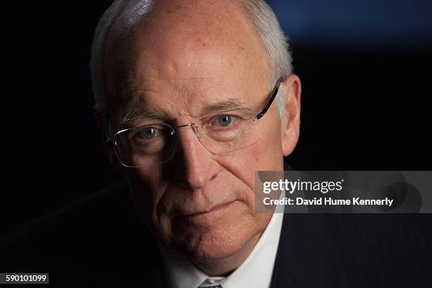 Former Vice President Dick Cheney is interviewed for 'The Presidents' Gatekeepers' project about White House Chiefs of Staff, July 15 in Jackson,...