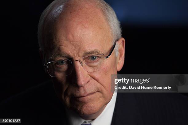 Former Vice President Dick Cheney is interviewed for 'The Presidents' Gatekeepers' project about White House Chiefs of Staff, July 15 in Jackson,...