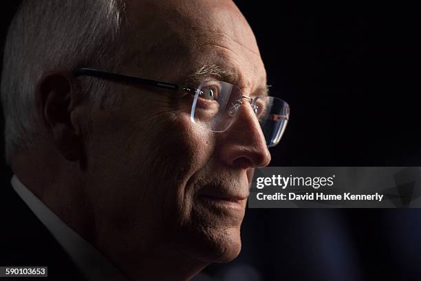 Former Vice President Dick Cheney is interviewed for 'The Presidents' Gatekeepers' project about White House Chiefs of Staff, July 15 in Jackson,...