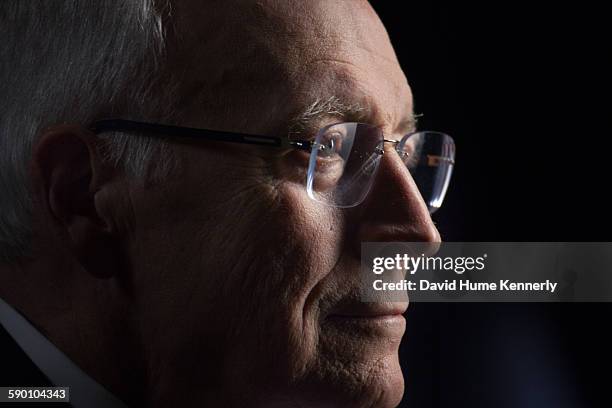 Former Vice President Dick Cheney is interviewed for 'The Presidents' Gatekeepers' project about White House Chiefs of Staff, July 15 in Jackson,...