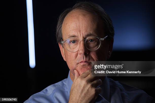 Former Clinton Chief of Staff, Erskine Bowles, is interviewed for 'The Presidents' Gatekeepers' documentary, December 16 in Charlotte, North...