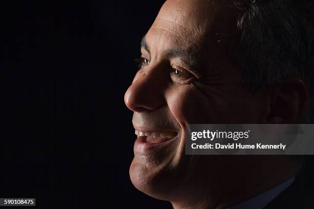 Chicago Mayor Rahm Emanuel at City Hall during his interview for 'The Presidents' Gatekeepers," about former White House Chiefs of Staff, October 28...