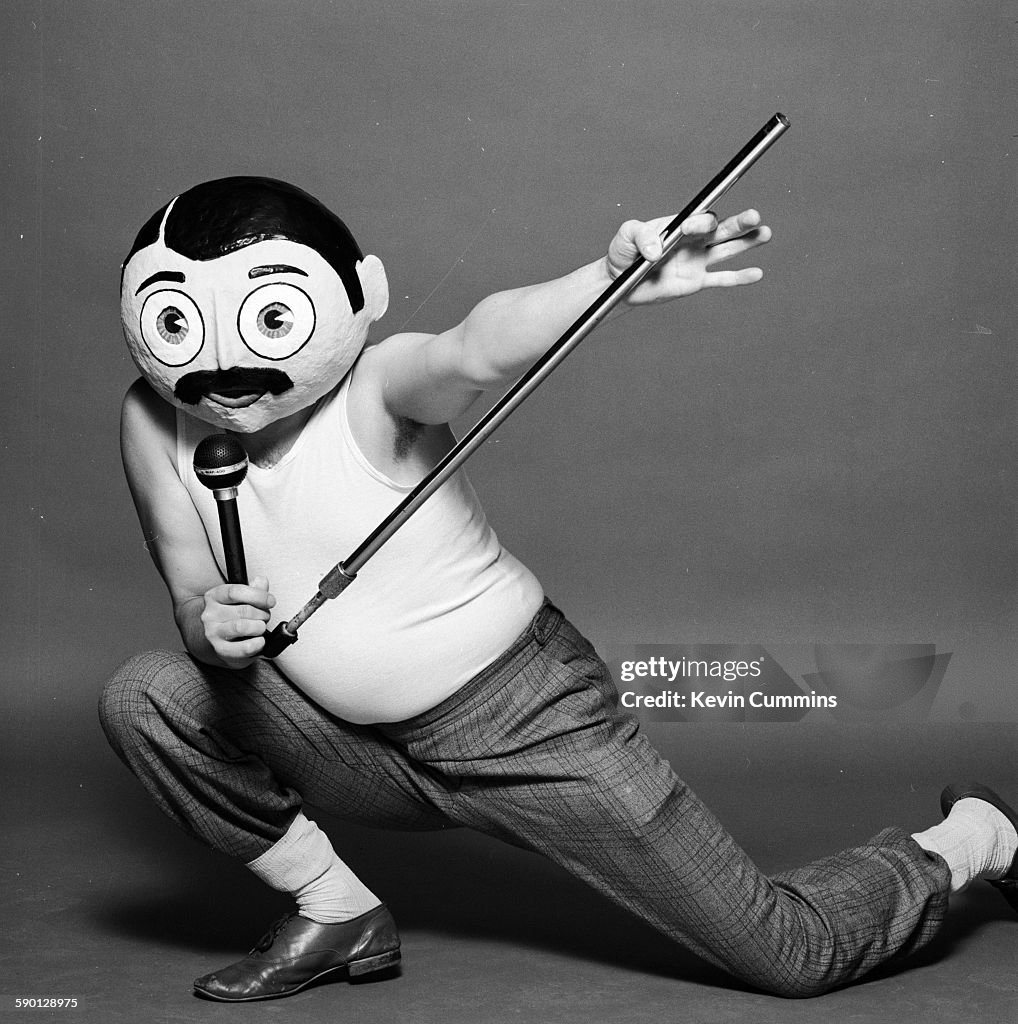 Joseph Sidebottom English musician and comedian Chris Sievey in character as his comic ...