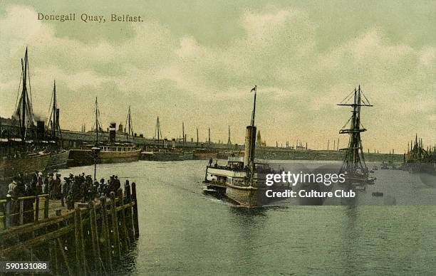 Donegall Quay, Belfast, Northern Ireland. Postcard