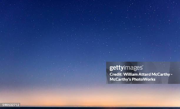 sicily as seen from malta - dusk stars stock pictures, royalty-free photos & images