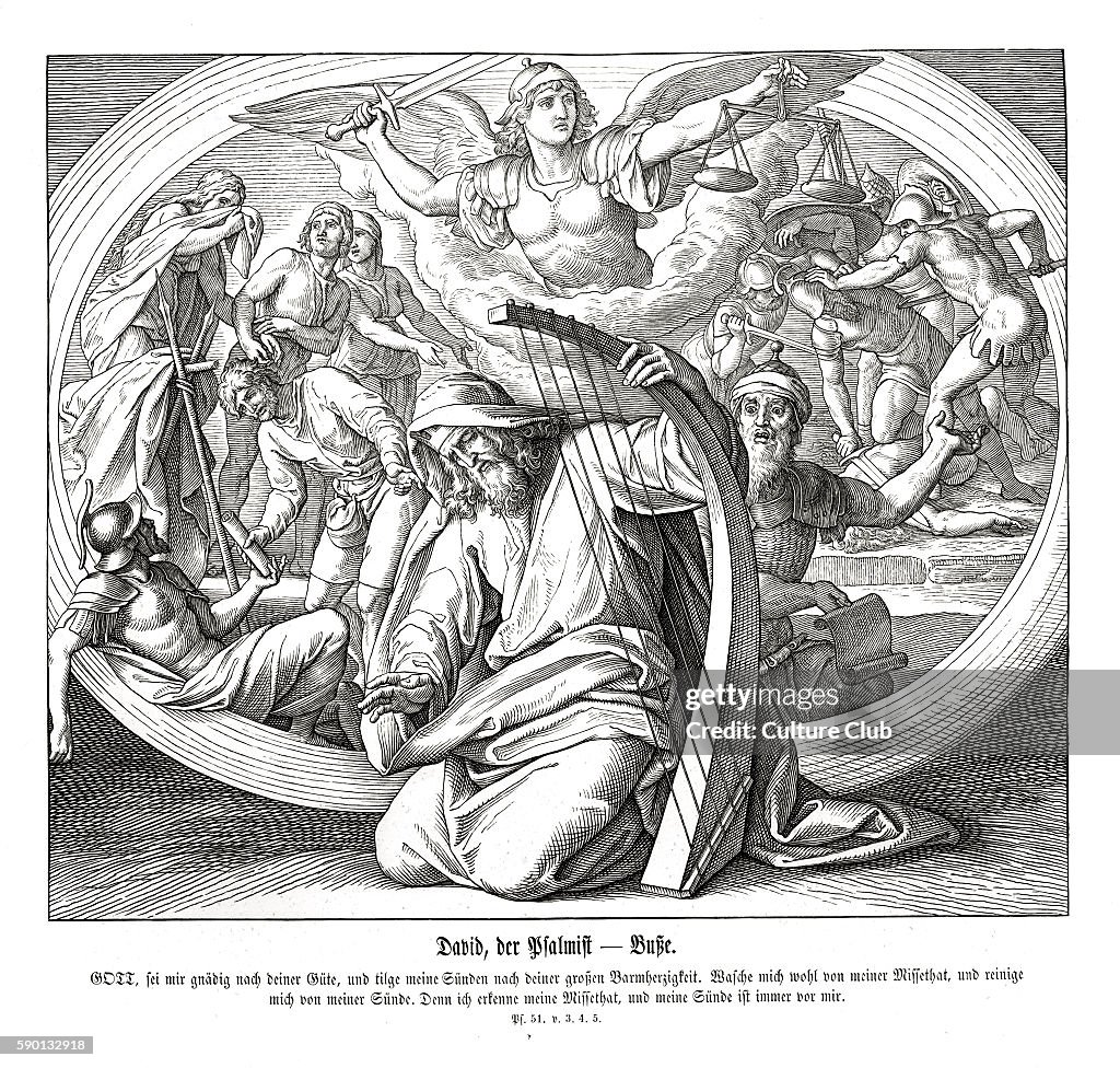 David David the psalmist, Book of Psalms - repentance, psalm 51 verses 3 ...