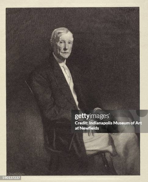 John D Roc 'Portrait of John D Rockefeller' by Timothy Cole, 1921. Gift of John ...