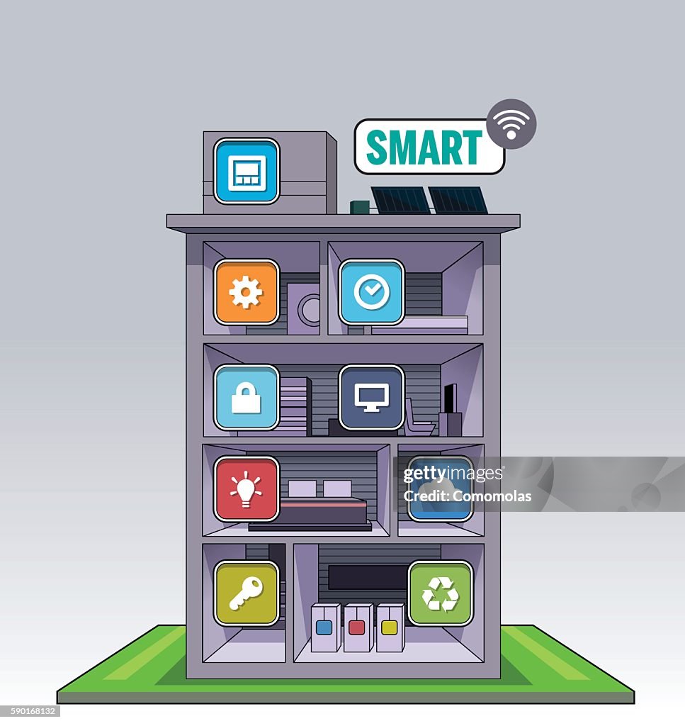 Smart building connected