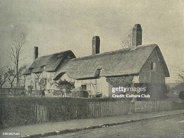 Childhood home of Anne Hathaway, Shottery, Warwickshire, England. Wife of William Shakespeare, 1555/56