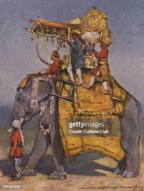 140 Elephant Ride Drawing Stock Photos, High-Res Pictures, and Images ...