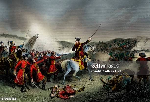 The Battle of Pultowa on 27 June 1709 was the decisive victory of Peter I of Russia over Charles XII of Sweden in one of the battles of the Great...