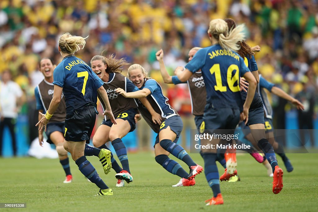 Brazil vs Sweden - Semi Final: Women's Football - Olympics: Day 11