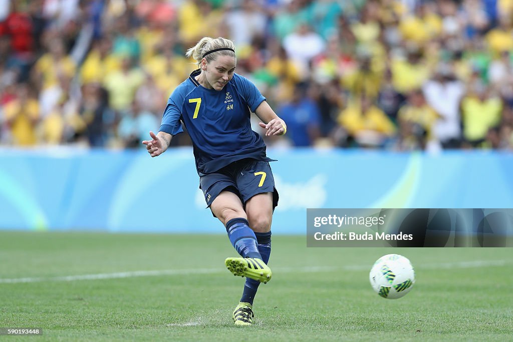 Brazil vs Sweden - Semi Final: Women's Football - Olympics: Day 11