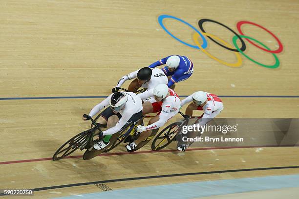 Joachim Eilers of Germany, Krzysztof Maksel of Poland, Damian Zielinski of Poland, Fabian Hernando Puerta Zapata of Colombia, Francois Pervis of...