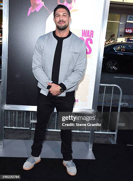 Brendan Schaub arrives at the Premiere Of Warner Bros. Pictures' "War Dogs" at TCL Chinese Theatre on August 15, 2016 in Hollywood, California.