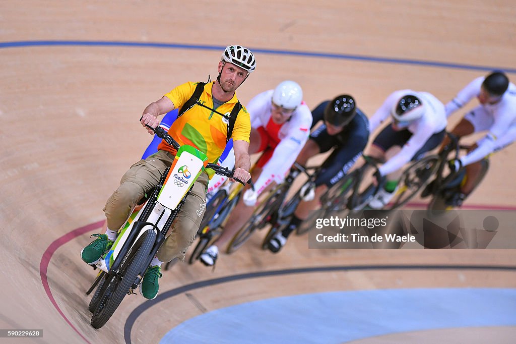 Cycling: 31st Rio 2016 Olympics / Track Cycling: Men's Keirin Second Round - Heat 2