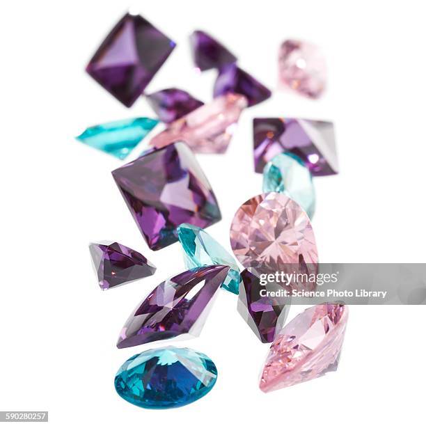 colourful gemstones - gemstone stock pictures, royalty-free photos & images
