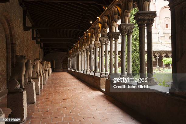 augustinian convent of toulouse, cloister - convent bildbanksfoton och bilder