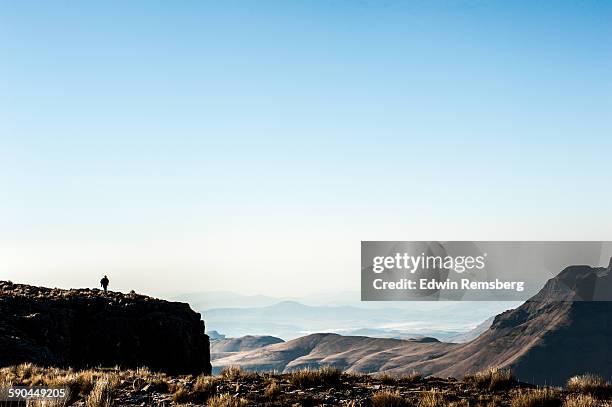 edge of the world - lesotho stock pictures, royalty-free photos & images