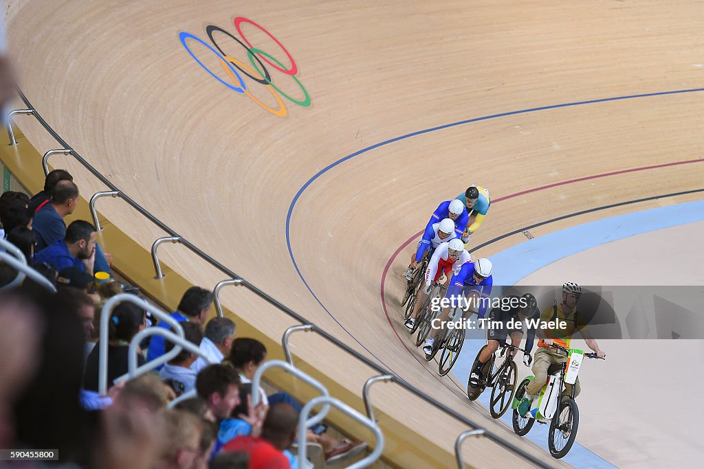 Cycling: 31st Rio 2016 Olympics / Track Cycling: Men's Keirin Second Round - Heat 2