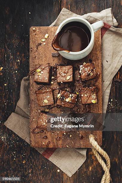 chocolate brownies - chocolate cake 個照片及圖片檔