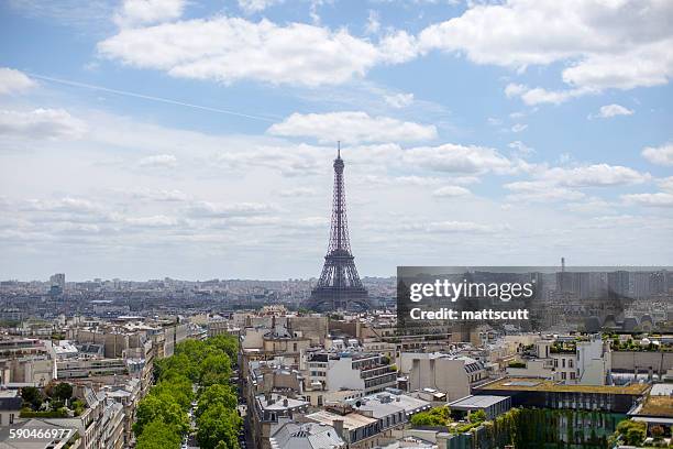 eiffel tower in paris, france - mattscutt 個照片及圖片檔