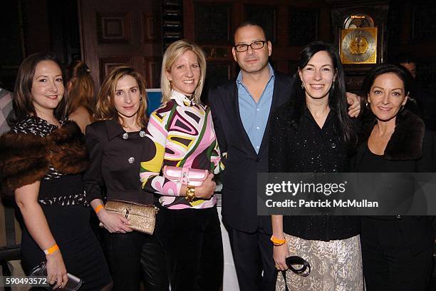 Genevieve Wheeler Brown, Emily Keno, Karen Kemp Glover, Reed Krakoff, Jill Kargman and Margaret Russell attend The 51st Annual Winter Antiques Show...