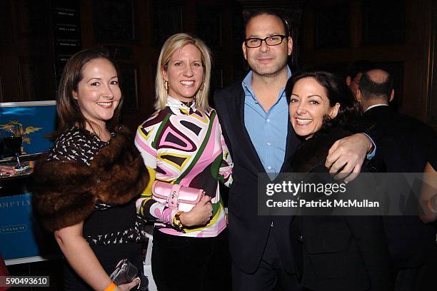 Genevieve Wheeler Brown, Karen Kemp Glover, Reed Krakoff and Margaret Russell attend The 51st Annual Winter Antiques Show Young Collector's Night at...