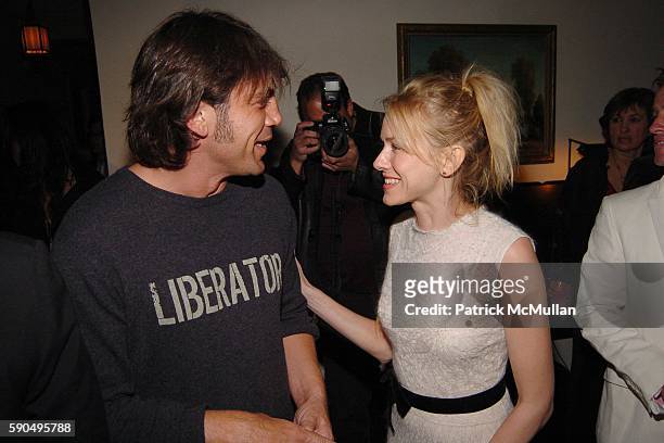 Javier Bardem and Naomi Watts attend HBO Films' Annual Pre-Golden Globes Party hosted by Colin Callender and Chris Albrecht at Chateau Marmont on...