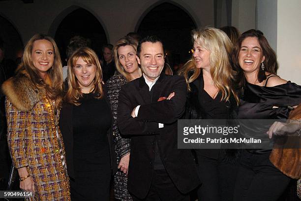 Angela Janklow, Colleen Camp, Nancy Davis, Colin Callender, Cornelia Guest and Elizabeth Callender attend HBO Films' Annual Pre-Golden Globes Party...
