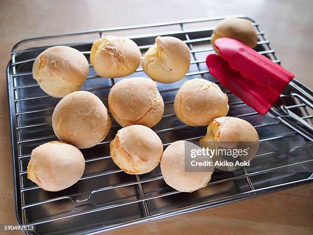 international food - pão de queijo stock pictures, royalty-free photos & images