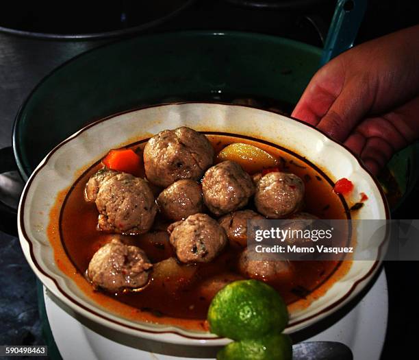 mexican food! - caldo stockfoto's en -beelden